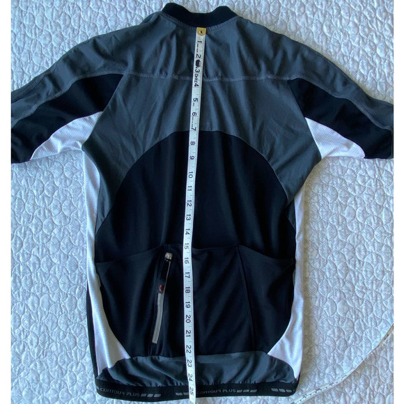 De Marchi Cycling Jerseys Made in Italy Bundle of Two Shirts, Black, Blue Medium - Picture 6 of 16